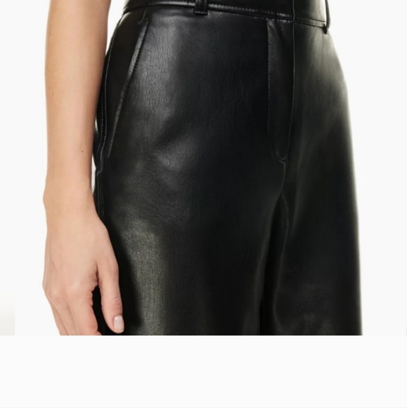 Babaton commando ankle pants vegan black new without tag - Picture 8 of 12